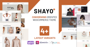 Shayo | Fashion & Apparel WooCommerce Theme