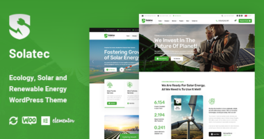 Solatec – Ecology & Solar Energy WordPress Theme