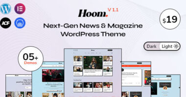 Hoom – News & Magazine WordPress Theme