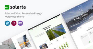 Solarta | Solar and Renewable Energy WordPress Theme + RTL