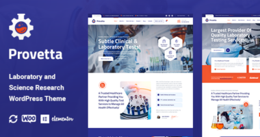Provetta – Laboratory & Science Research WordPress Theme