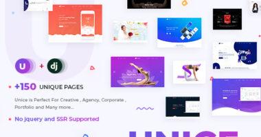 Unice – Creative Agency & Business Multipurpose Django Template
