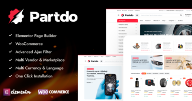 Partdo – Auto Parts and Tools Shop WooCommerce Theme