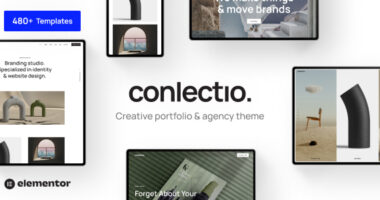 Conlectio – A Creative Mimimal Portfolio & Agency Theme