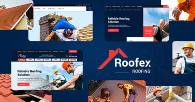 Roofex – Roofing Service WordPress Theme