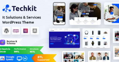 Techkit – Technology & IT Solutions WordPress Theme
