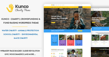 Kunco – Charity & Fundraising WordPress Theme