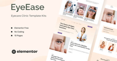 EyeEase – Eyecare Clinic Template Kits