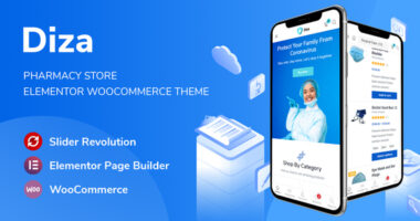 Diza – Pharmacy Store Elementor WooCommerce Theme
