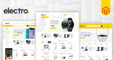 Electro Responsive Magento 2 Theme | RTL supported