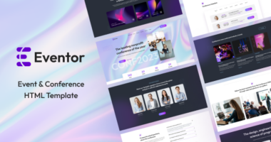 Eventor – Meetup Conference Expo Event Landing Page