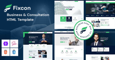 Fixcon – Business And Consulting HTML Template