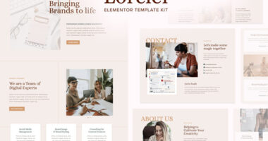Lorelei – Feminine Business Elementor Template Kit