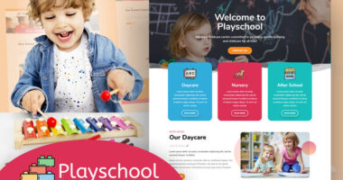 Playschool – Childcare & School Elementor Template Kit